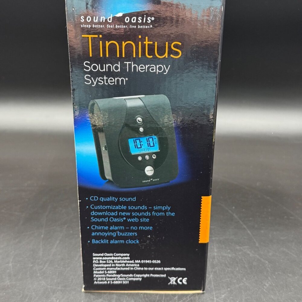Sound Oasis S-680H Advanced Sleep Sound Therapy System With 15 Tinnitus Sounds - Picture 9 of 14